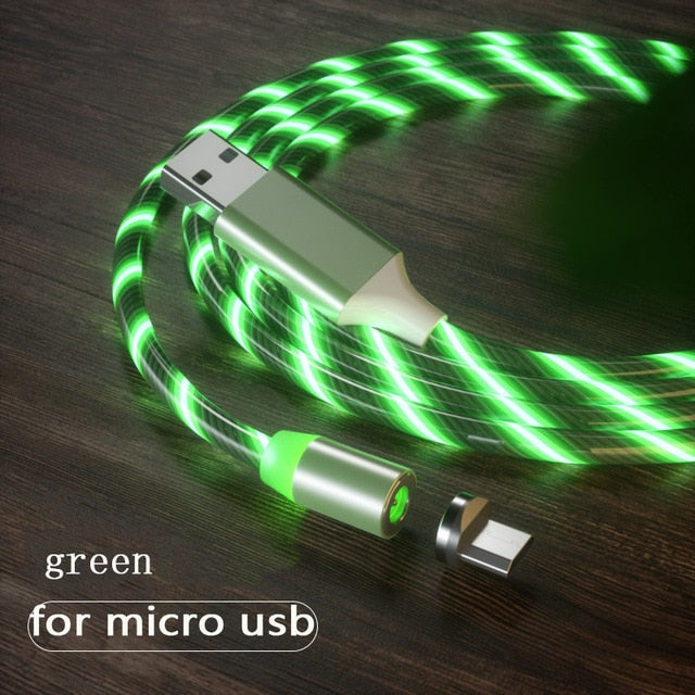 Led Magnetic Charging Cable