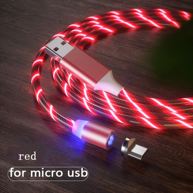 Led Magnetic Charging Cable