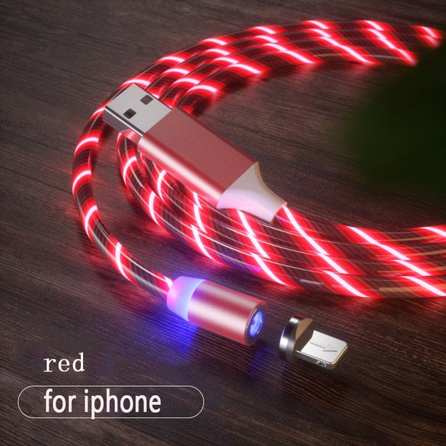 Led Magnetic Charging Cable